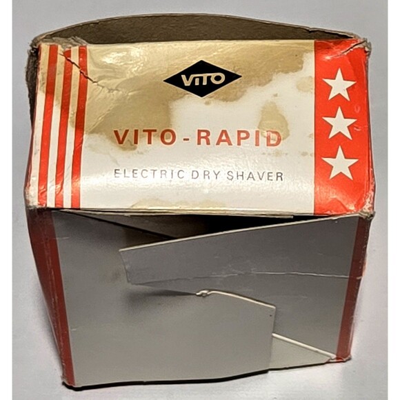 VTG Vito Rapid Electric Shaver Original Box Switzerland Swiss 21439 Tested Works - Picture 16 of 16